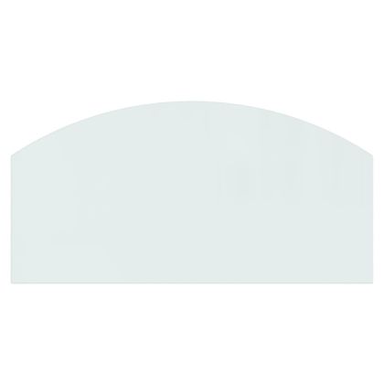 Стъклена подложка за камина, 100x50 см