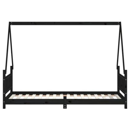 Рамка за детско легло 80x200 см масивна борова дървесина