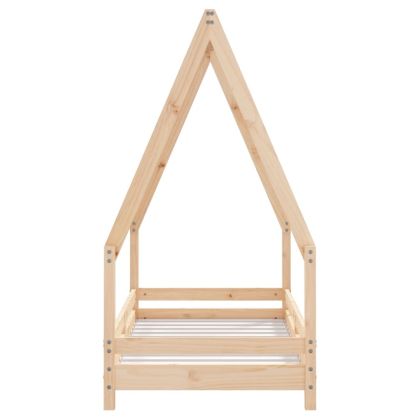 Рамка за детско легло, 70x140 см, масивна борова дървесина