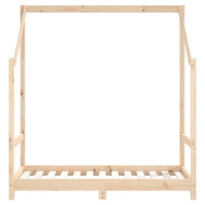 Рамка за детско легло, 70x140 см, масивна борова дървесина