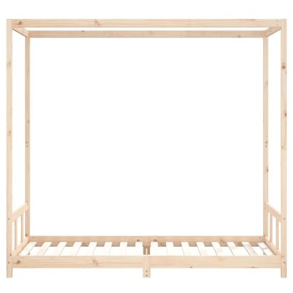 Рамка за детско легло, 90x200 см, масивна чамова дървесина