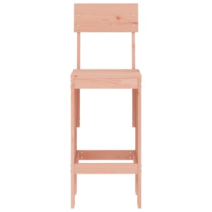 Бар табуретки, 2 бр, 40x48,5x115,5 см, дугласко дърво масив