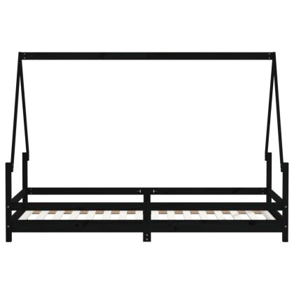 Рамка за детско легло 80x200 см масивна борова дървесина