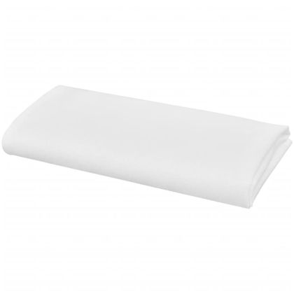 Салфетки за вечеря, бели, 50 х 50 см, 10 броя