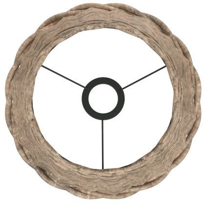 Абажур за лампа кафяв Ø30x20 см ракита