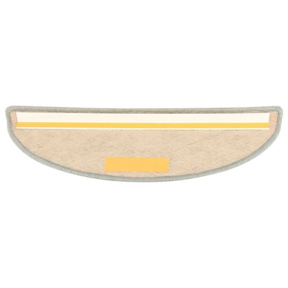 Самозалепващи стелки за стълби 15 бр 56x17x3 см светлозелен