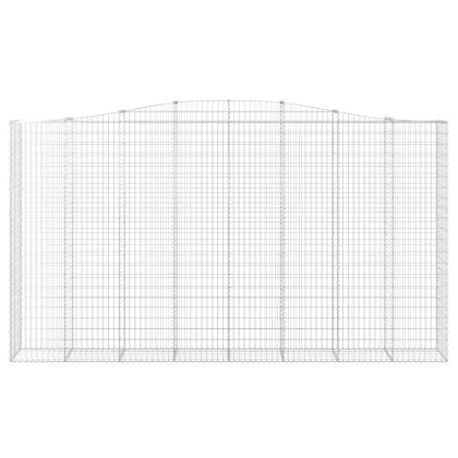 Габионни кошници арка 8 бр 400x50x220/240 см поцинковано желязо