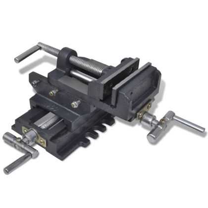 Ръчно задвижвано менгеме за пробиване, кръстосан ход, 78 мм