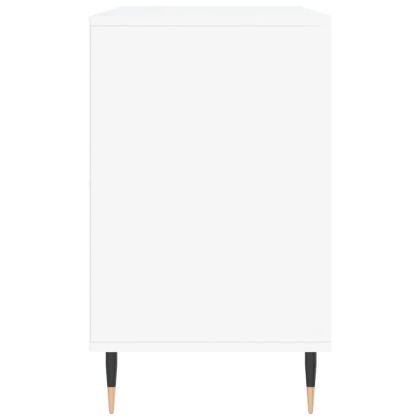 Шкаф за обувки, бял, 102x36x60 см, инженерно дърво