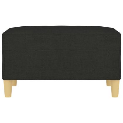 Табуретка, черна, 70x55x41 см, плат