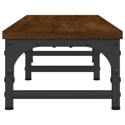 Поставка за монитор, кафяв дъб, 105x23x15,5 см, инженерно дърво