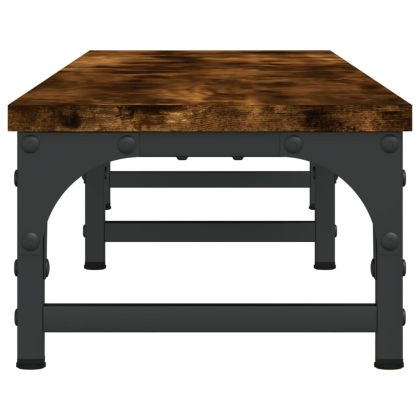 Поставка за монитор опушен дъб 105x23x15,5 см инженерно дърво