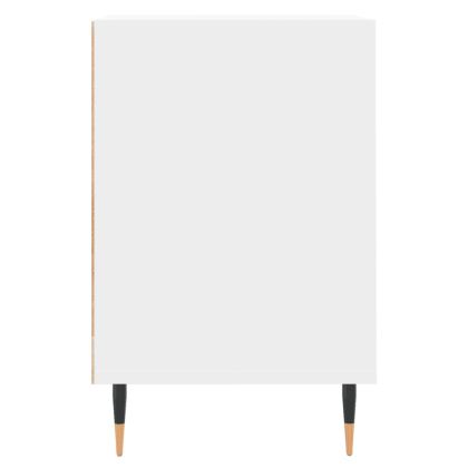 ТB шкаф, бял, 100x35x40 см, инженерно дърво