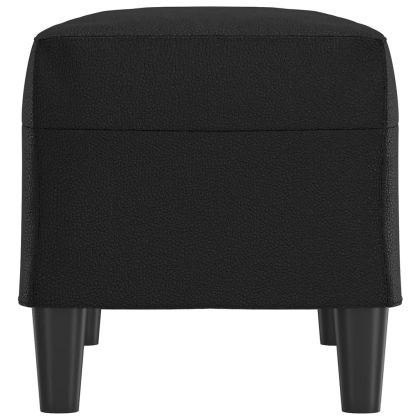 Пейка, черна, 70x35x41 см, изкуствена кожа