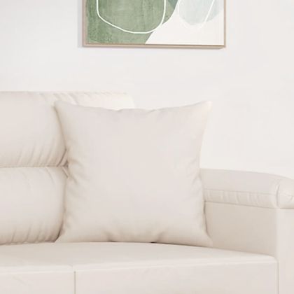 Възглавнички, 2 бр, бежови, 40x40 см, микрофибърна тъкан