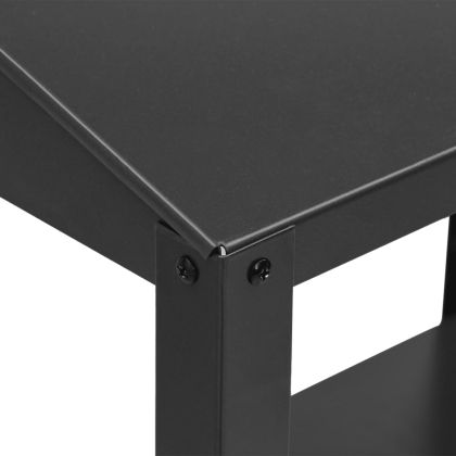 Стойка за саксии антрацит 56,5x54,5x100 см поцинкована стомана