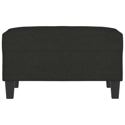 Табуретка, черна, 70x55x41 см, плат