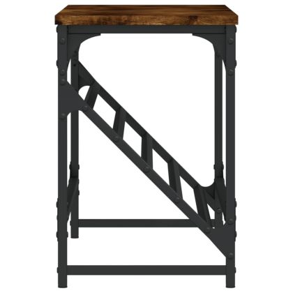 Етажерка за обувки, опушен дъб, 90x30x45 см, инженерно дърво