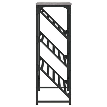 Етажерка за обувки, сив сонома, 90x30x85 см, инженерно дърво