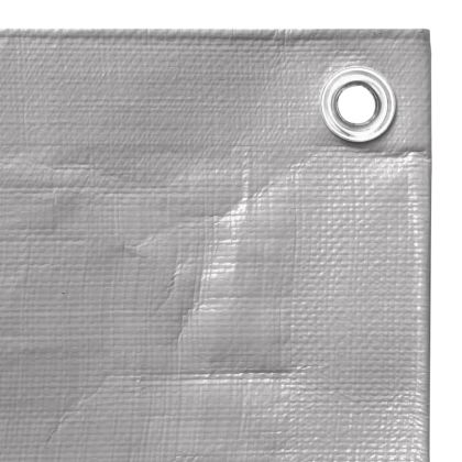 Брезент, 260 г/м², 3x3 м, сив, HDPE