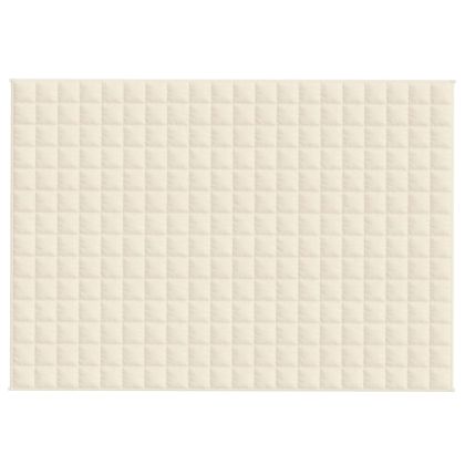 Утежнено одеяло светлокремаво 137x200 см 6 кг плат