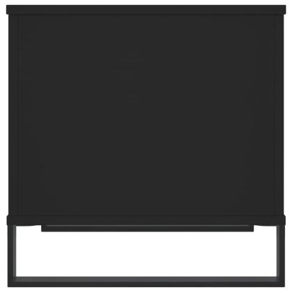 Кафе маса, черна, 60x44,5x45 см, инженерно дърво