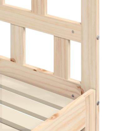 Канапе с изтеглящо разтегателно легло 80x200 см бор масив