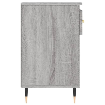 Шкаф за обувки, сив сонома, 102x36x60 см, инженерно дърво