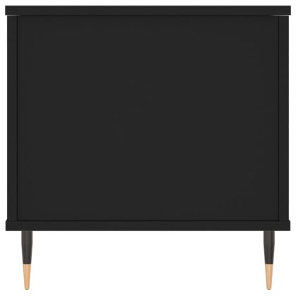 Маса за кафе, черна, 90x44,5x45 см, инженерно дърво