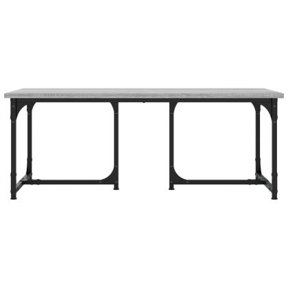 Кафе маса, сив сонома, 90x50x35 см, инженерно дърво