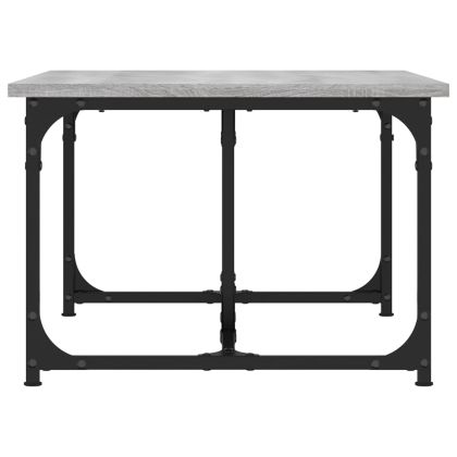Кафе маса, сив сонома, 90x50x35 см, инженерно дърво