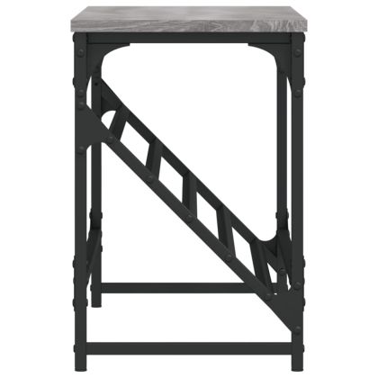 Етажерка за обувки, сив сонома, 90x30x45 см, инженерно дърво