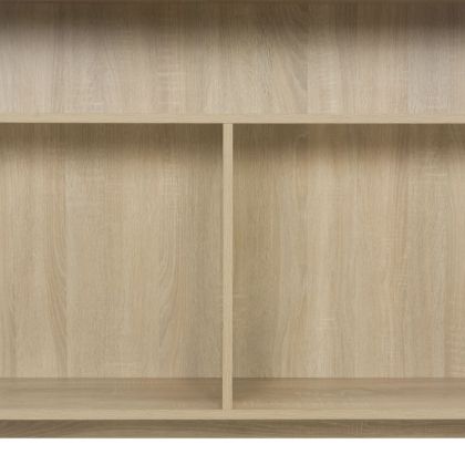 Бар маса с 2 плота, дъб, 130x40x120 см