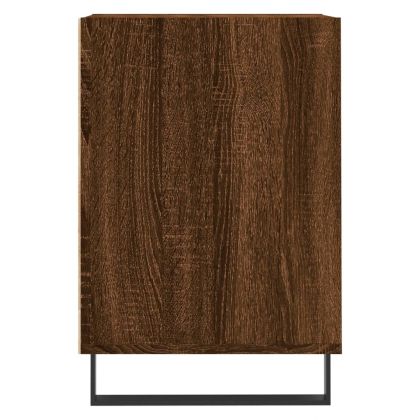 ТВ шкаф, кафяв дъб, 100x35x55 см, инженерно дърво