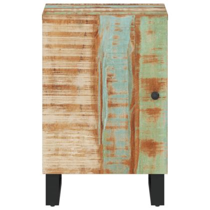 Шкаф за баня 38x33x58 см масивно регенерирано дърво