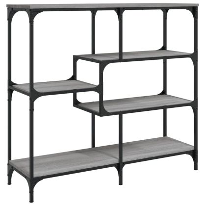 Конзолна маса, сив сонома, 103x32x95 см, инженерно дърво