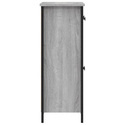 Сайдборд, сив сонома, 70x30x80 см, инженерно дърво