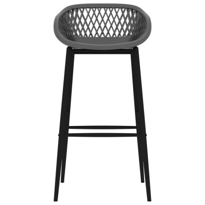 Бар комплект от 5 части, бяло и сиво