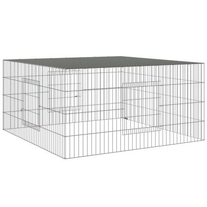 Клетка за зайци, 110x110x55 см, поцинковано желязо