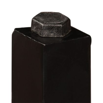 Бар комплект, 5 части, регенерирано дърво масив и естествена кожа