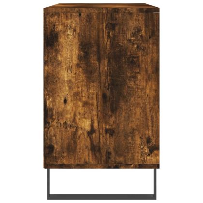 Шкаф за обувки, опушен дъб, 102x36x60 см, инженерно дърво