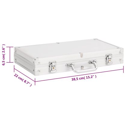 Комплект чипове за покер 300 бр 11,5 г