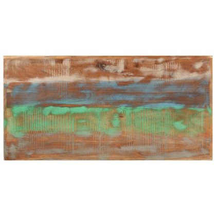 Бар маса 110x55x107 см масивно регенерирано дърво и желязо