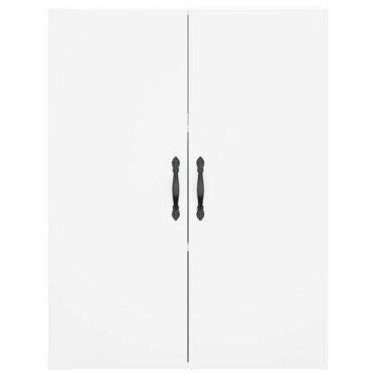 Стенни шкафове, 2 бр, бели, инженерно дърво