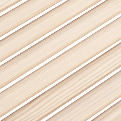 Врата за шкаф с решетен дизайн 61,5x59,4 см борово дърво масив