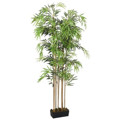 Изкуствено бамбуково дърво 730 листа 120 см зелено