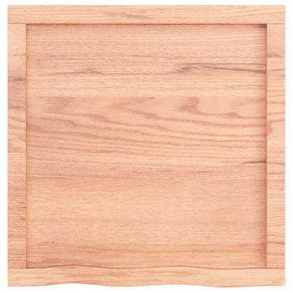 Плот за баня светлокафяв 60x60x(2-6) см обработено дърво масив