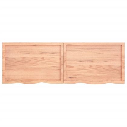 Плот за баня светлокафяв 180x60x(2-4) см обработено дърво масив