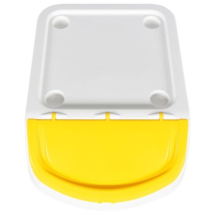 Стифиращи кошчета за отпадъци с капаци 3 бр бяло PP 78 л