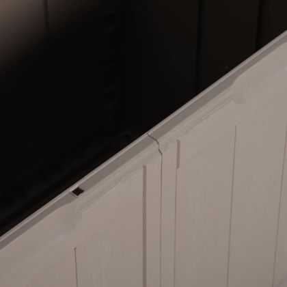 Градинска кутия за съхранение, 270 л, кафява, PP Дървен вид